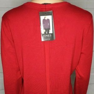 Jones New York Signature Cardigan Crew Sweater